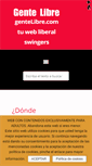 Mobile Screenshot of gentelibre.com